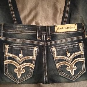 size 27 drew cuffed skinny rock revivals